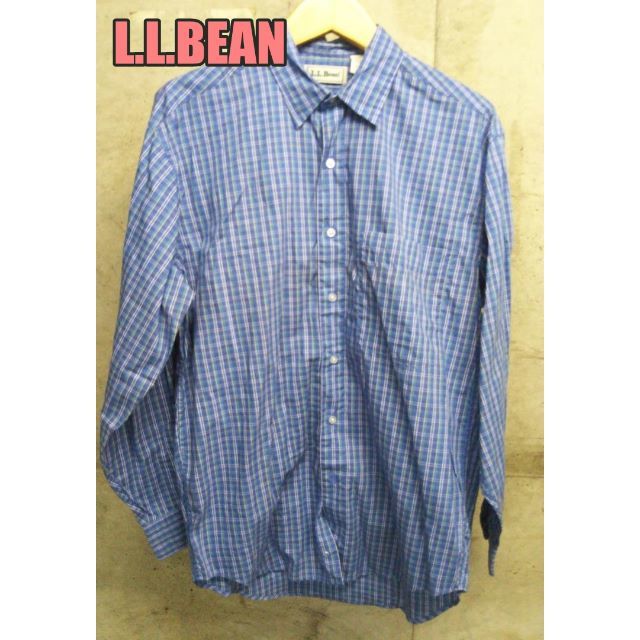 L.L.Bean(エルエルビーン)のL.Lbeanエルエルビーン　チェックコットンシャツ メンズのトップス(シャツ)の商品写真