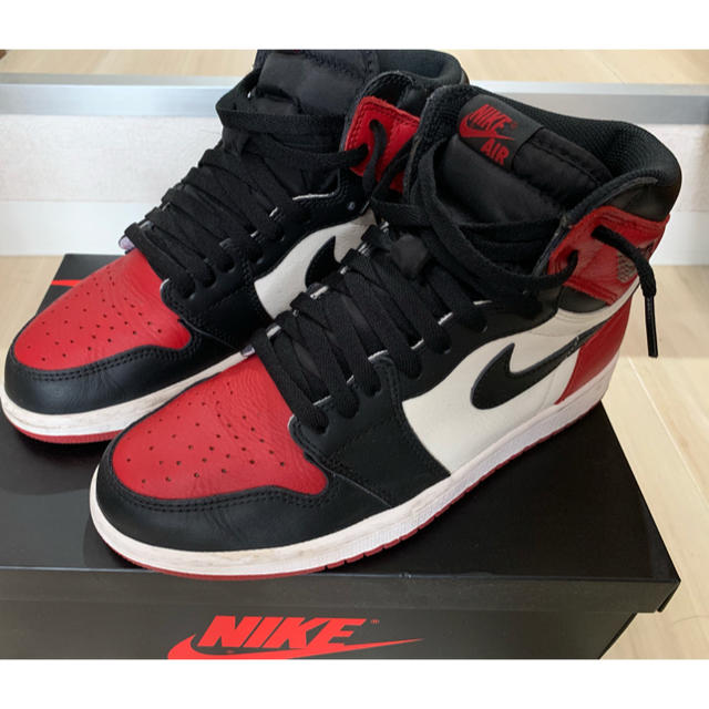 靴/シューズAir Jordan 1 OG bred toe 26.0