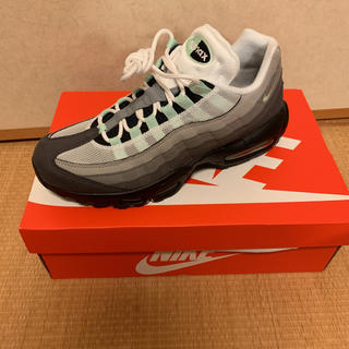 ナイキ(NIKE)のUS9.5 27.5cm nike airmax 95 mint ミント (スニーカー)