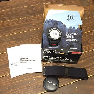 スント(SUUNTO)のパパ様専用    SUUNTOQUESTスント腕時計黒(腕時計(デジタル))