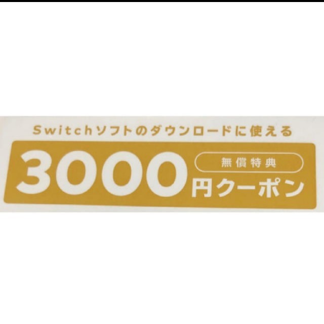 ゲームソフト/ゲーム機本体Switch3000円クーポン4枚