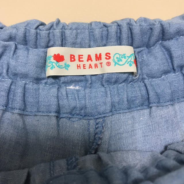 BEAMS(ビームス)のBEAMS     デニムワイドパンツ レディースのパンツ(カジュアルパンツ)の商品写真