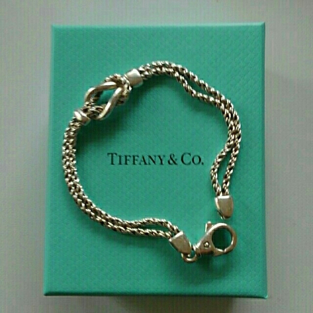 TIFFANY ダブルロープハート　ティファニーブレスレット