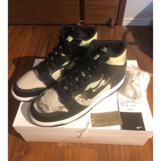 ナイキ(NIKE)の希少 nike ギャルソン dunk high cdg 28(スニーカー)