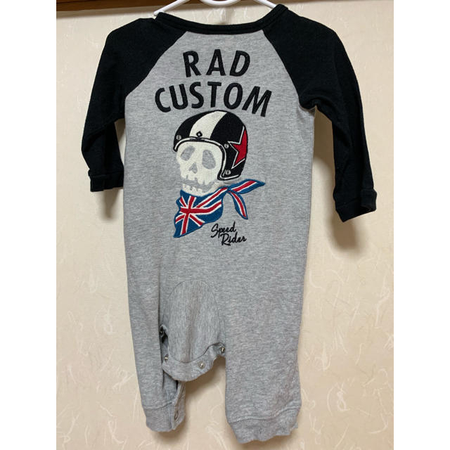 RAD CUSTOM(ラッドカスタム)のNORI様専用  ラッドカスタム ベビーロンパース70 キッズ/ベビー/マタニティのベビー服(~85cm)(ロンパース)の商品写真