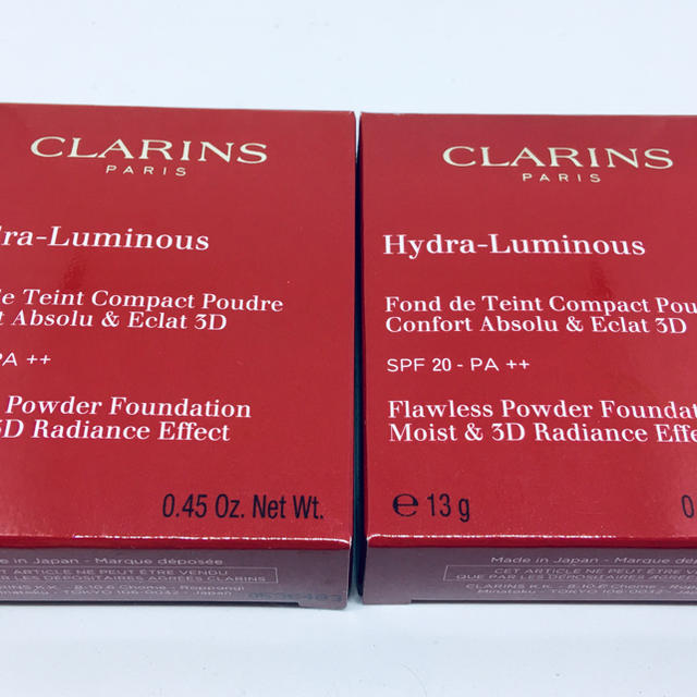 CLARINS(クラランス)の新品 CLARINS イドラルミナス3D パウダーファンデーション 00 ③ コスメ/美容のベースメイク/化粧品(ファンデーション)の商品写真