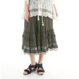 アクシーズファム(axes femme)の今週末まで値下げ！  axesfemme  フリル×レーススカウチョ(キュロット)