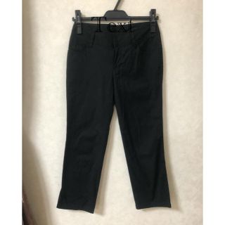 ビッキー(VICKY)のVICKY 黒クロプトパンツ サイズ0(クロップドパンツ)