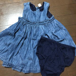 ベビーギャップ(babyGAP)のGAPデニムワンピース90(ワンピース)