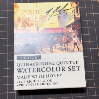 Mr. Graham 透明水彩 5色 QUINACRIDONE QUINTET(絵の具/ポスターカラー)