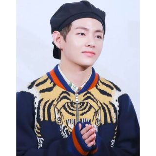 グッチ(Gucci)のグッチ タイガー ニット ブルゾン ジャケット GUCCI M BTS テテ(ブルゾン)