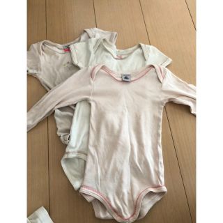 プチバトー(PETIT BATEAU)のプチバトー肌着３枚セット(肌着/下着)