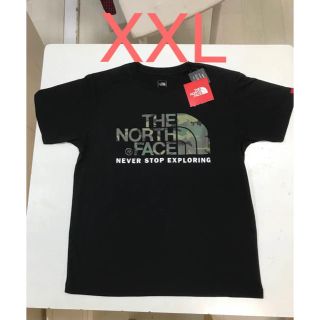 ザノースフェイス(THE NORTH FACE)のノースフェイス カモフラージュロゴT サイズXXL ブラック(Tシャツ/カットソー(半袖/袖なし))