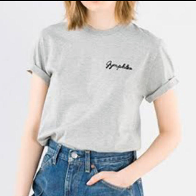 GYMPHLEX(ジムフレックス)のジムフレックス 刺繍 Tシャツ レディースのトップス(Tシャツ(半袖/袖なし))の商品写真