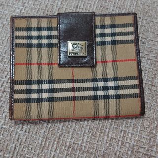 バーバリー(BURBERRY)の最終値下げです。バーバリー チェック柄 ガマ口 二つ折り財布 ブラウン C298(折り財布)