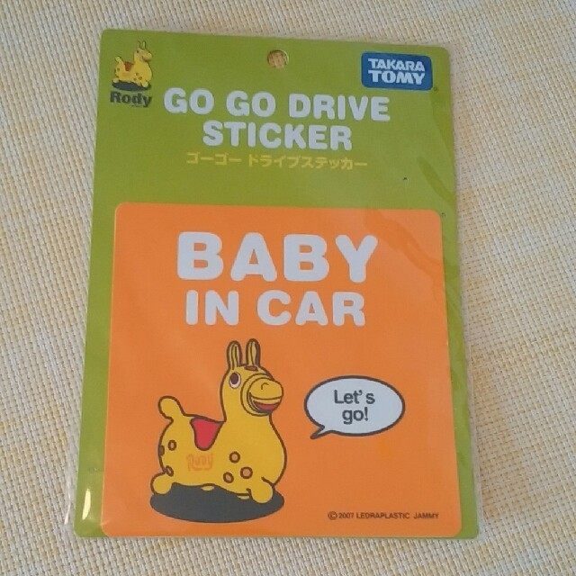 Rody(ロディ)のRODY baby in carステッカー キッズ/ベビー/マタニティの外出/移動用品(その他)の商品写真