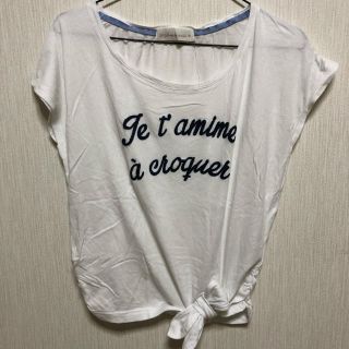 ハニーズ(HONEYS)のフランス語 Tシャツ(Tシャツ(半袖/袖なし))