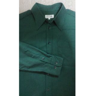 コムサデモード(COMME CA DU MODE)のCOMME CA DU MODE 深緑 長袖シャツ size2  丸井購入品(シャツ)