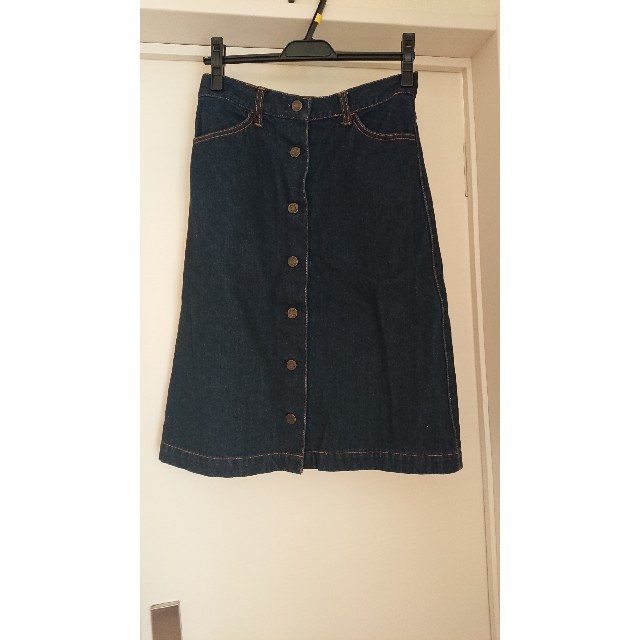 Mila Owen(ミラオーウェン)のミラオーウェン デニムスカート レディースのスカート(ひざ丈スカート)の商品写真