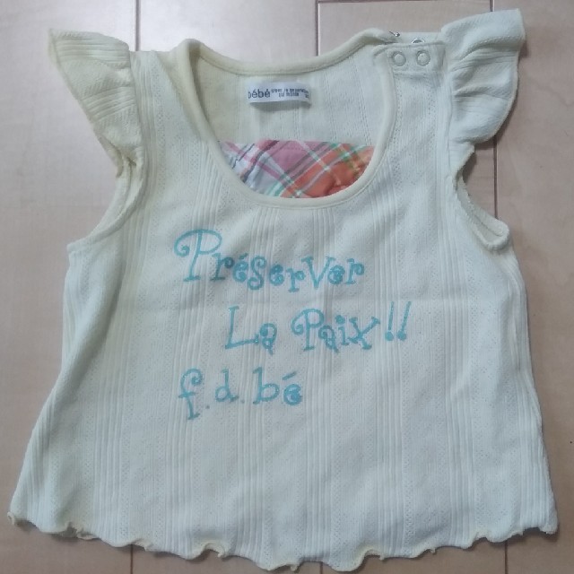 BeBe(ベベ)の80㎝ Tシャツ2枚 bebe他 キッズ/ベビー/マタニティのベビー服(~85cm)(Ｔシャツ)の商品写真