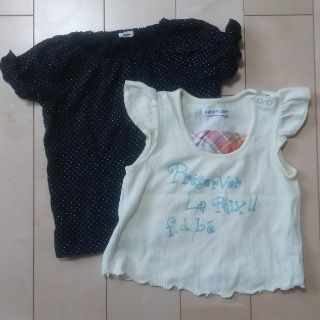 ベベ(BeBe)の80㎝ Tシャツ2枚 bebe他(Ｔシャツ)