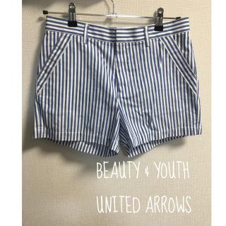 ビューティアンドユースユナイテッドアローズ(BEAUTY&YOUTH UNITED ARROWS)のUNITED ARROWS ストライプショートパンツ(ショートパンツ)