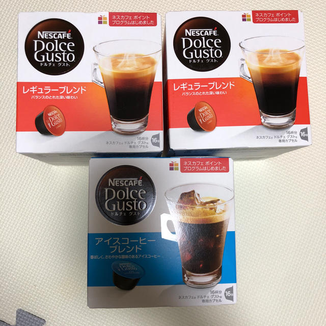 Nestle(ネスレ)のネスカフェ ドルチェグスト コーヒー アイスコーヒー レギュラーブレンド 食品/飲料/酒の飲料(コーヒー)の商品写真