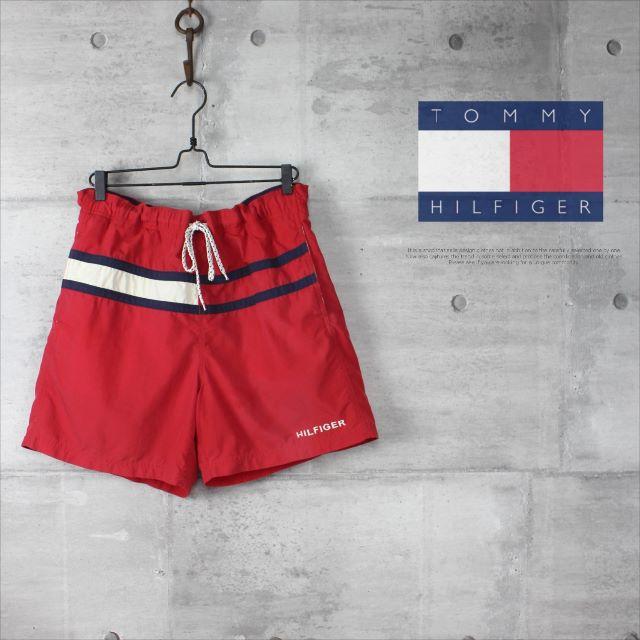 TOMMY HILFIGER(トミーヒルフィガー)の古着 TOMMYHILFIGER トミーヒルフィガー ナイロン サーフショーツ メンズのパンツ(ショートパンツ)の商品写真