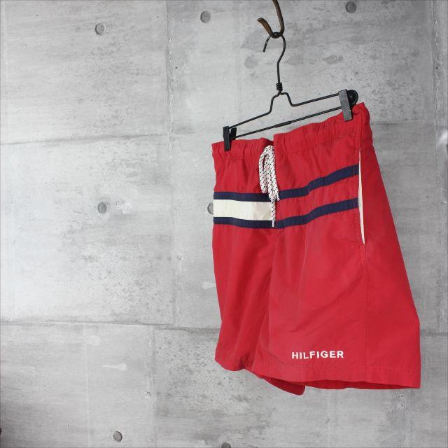 TOMMY HILFIGER(トミーヒルフィガー)の古着 TOMMYHILFIGER トミーヒルフィガー ナイロン サーフショーツ メンズのパンツ(ショートパンツ)の商品写真