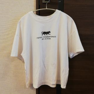 ザラ(ZARA)のZARA　シンプル　ロゴTシャツ(Tシャツ(半袖/袖なし))