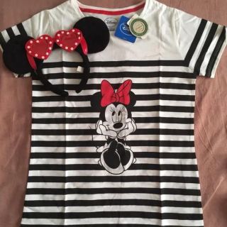 ディズニー(Disney)のディズニー 〈ミニー〉カチューシャ & Tシャツ(キャラクターグッズ)