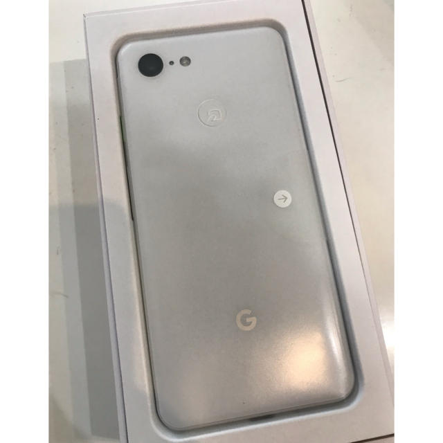 ANDROID(アンドロイド)のGoogle Pixel 3 新品未使用品 64GB 白 スマホ/家電/カメラのスマートフォン/携帯電話(スマートフォン本体)の商品写真