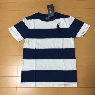 ポロラルフローレン(POLO RALPH LAUREN)の★ポロ ラルフローレン ボーダー Tシャツ 140 ブルー★(Tシャツ/カットソー)