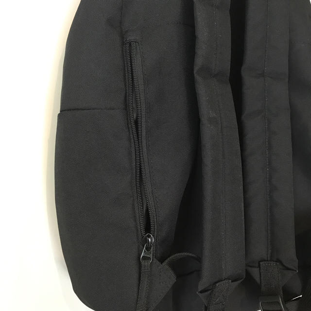 MUJI (無印良品)(ムジルシリョウヒン)の無印良品 撥水 バックパック ブラック レディースのバッグ(リュック/バックパック)の商品写真