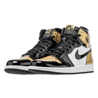 ナイキ(NIKE)の新品 AIR JORDAN 1 RETRO HIGH OG GOLD TOE(スニーカー)