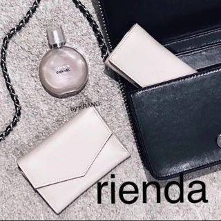 rienda split leathr mini ウォレット キーケース