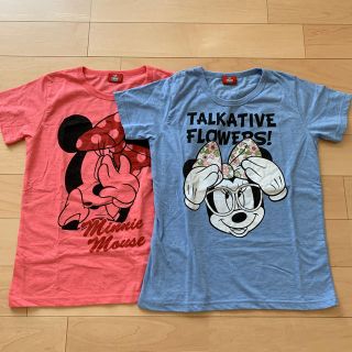 ディズニー(Disney)のミニーちゃんTシャツ2枚セット(Tシャツ(半袖/袖なし))