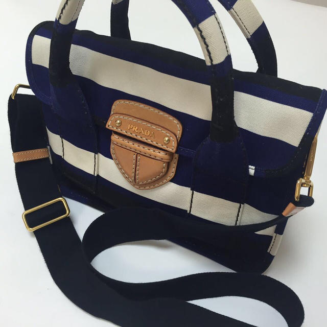 本格派ま! - PRADA 美品 2wayバッグ キャンバス プラダ ショルダー