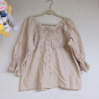 ナチュラルクチュール(natural couture)の週末限定価格 スクエアネックブラウス(シャツ/ブラウス(半袖/袖なし))