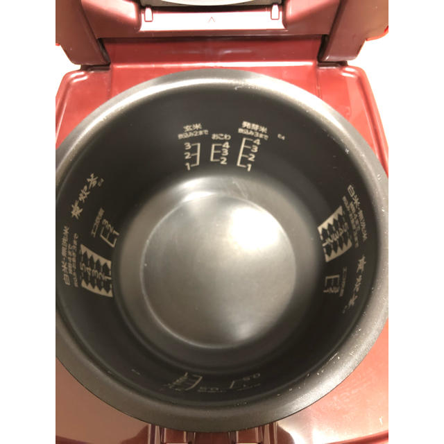 三菱　IH炊飯ジャー　1.0合　5.5号炊き　炭炊釜　NJ-10XE1-R