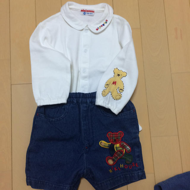 ミキハウスなど子供服まとめ売り１１着90