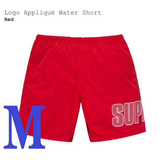 Supreme Logo Appliqu Water Short RED　海パン水着/浴衣