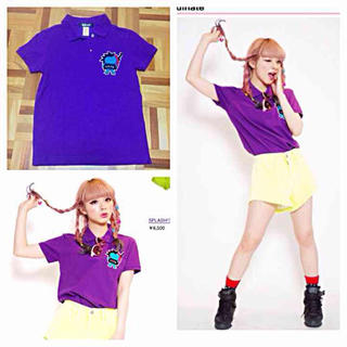 ギャラクシー(galaxxxy)のgalaxxxy☆紫ポロシャツ(ポロシャツ)