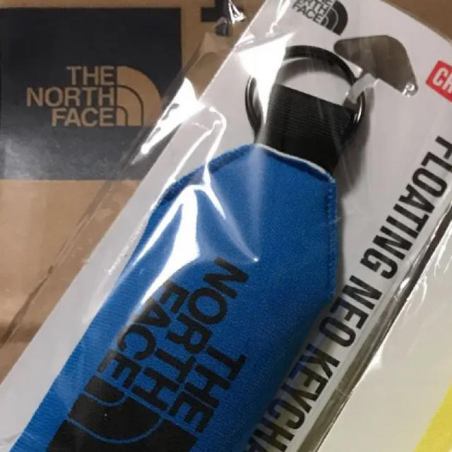 THE NORTH FACE(ザノースフェイス)のノースフェイス⭐️キーホルダー⭐️ブルー⭐️ ハンドメイドのアクセサリー(キーホルダー/ストラップ)の商品写真