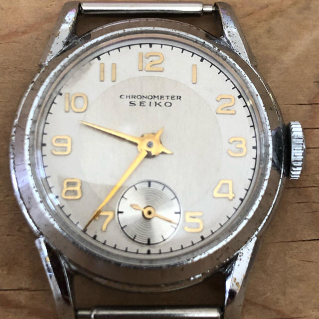 腕時計(アナログ)☆貴重☆精工舎1940年代☆chronometer SEIKO