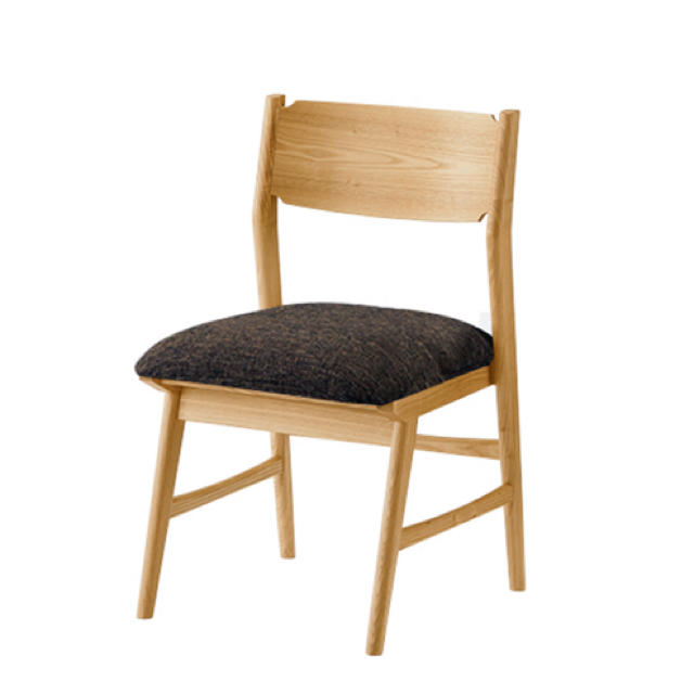 unico(ウニコ)のunico シグネ  チェア 替えカバー ブラウン インテリア/住まい/日用品の椅子/チェア(ダイニングチェア)の商品写真