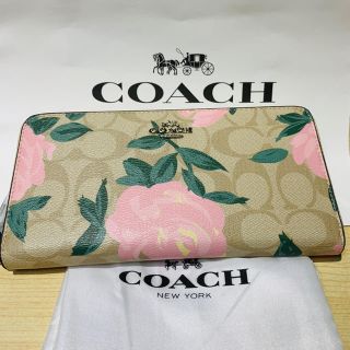 コーチ(COACH)の[新品]COACH コーチ 花柄 長財布 F26290(財布)