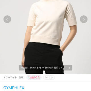 ジムフレックス(GYMPHLEX)の半袖スウェット モックネック 【Gymphlex】(Tシャツ(半袖/袖なし))