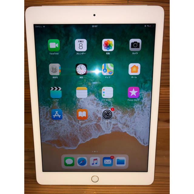 iPad Air2（ゴールド、本体のみ）16GB wi-fi+cellularスマホ/家電