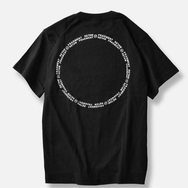 FRAGMENT(フラグメント)のretaW/ Fragmentdesign ブラックTシャツ サイズL メンズのトップス(Tシャツ/カットソー(半袖/袖なし))の商品写真